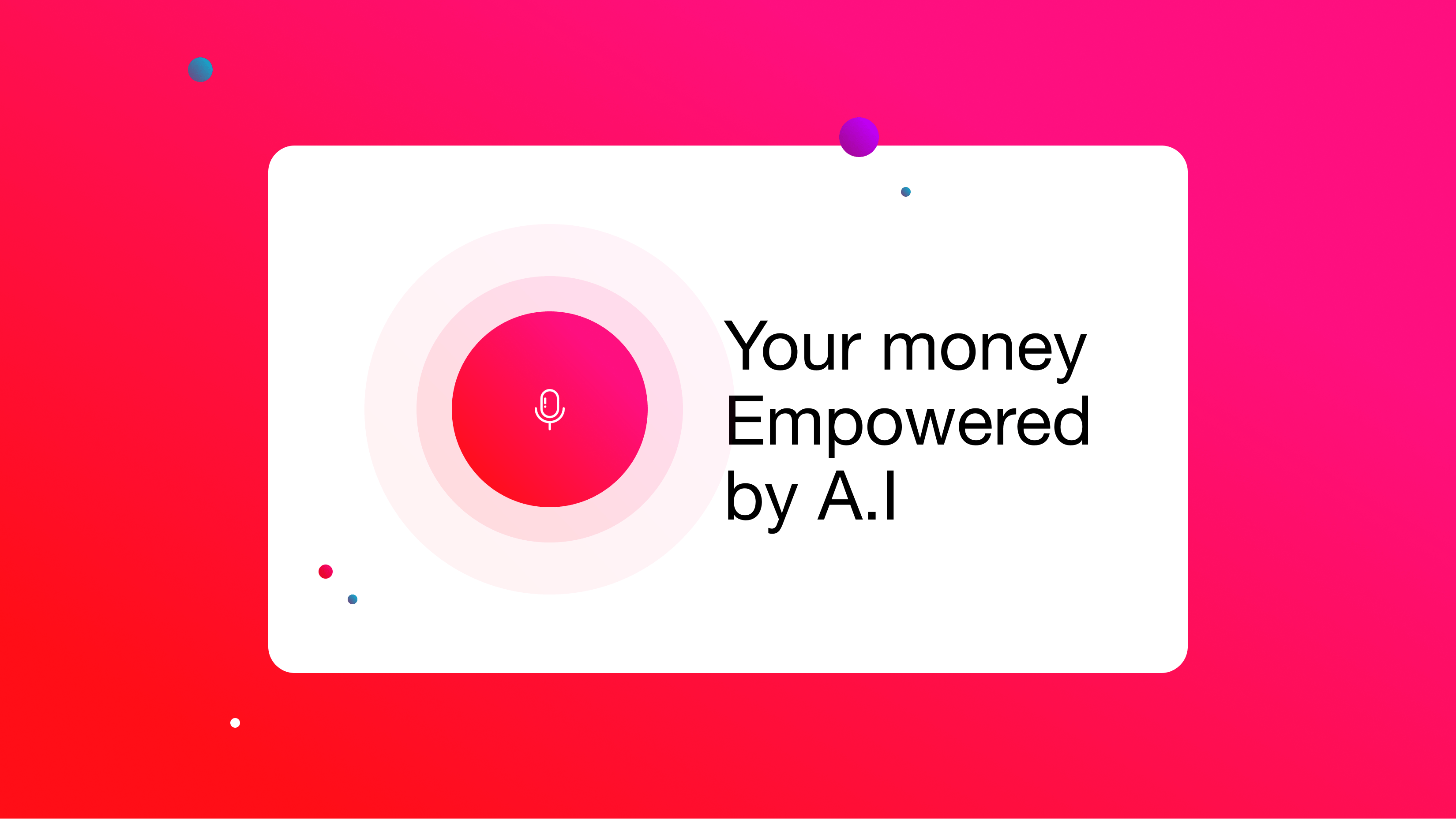 your money empowered by A.I